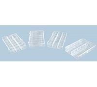 Hünersdorff Caja de surtido PS MINI, 18 compartimentos 120x210x36 mm, transparente