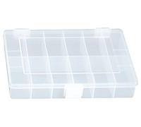 Hünersdorff Cajas de surtido PP COMPACT, 12 compartimentos 170x250x46 mm, transparente