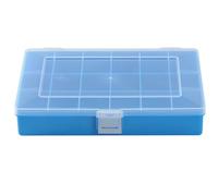 Hünersdorff Cajas de surtido PP COMPACT, 18 compartimentos 170x250x46 mm, azul, PP