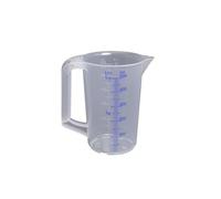 Hünersdorff Jarra graduada 500 ml, PP, 2 escalas Asa cerrada, transparente