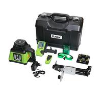 Huepar Nivel Láser Verde Rotativo Autonivelante 360 Horizontal/Exterior Giratorio