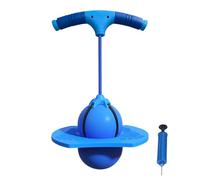 Hüpfball Mit Griff - Springball Für Kinder Inkl. Pumpe | Sicherer & Robuster Hüpfspielzeug Für & Mädchen, Indoor/Outdoor-Fitness & Spielspaß, Fördert Gleichgewicht & Koordination