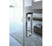 HÜPPE Classics 2 puerta batiente cuadrada con segmento fijo en nicho, ancho: ...
