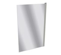 HÜPPE Design pure Panel lateral móvil de 4 esquinas para puerta basculante, a medida, anchura 20-110cm, altura hasta 200cm, fijación izquierda & derecha, 8P7780087381, Cabinas de ducha: perfil de colo