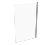 HÜPPE Design pure Panel lateral móvil de 4 esquinas para puerta basculante, a medida, anchura 20-110cm, altura hasta 200cm, fijación izquierda & derecha, 8P7780087322, Cabinas de ducha: Color de perfi