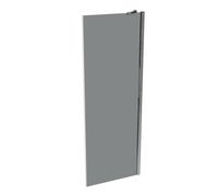 HÜPPE Design pure panel lateral para la puerta batiente Ancho: 70cm tope izquierdo y derecho para el plato de ducha, 8P1001092368, Cabinas de ducha: Color del perfil plata alto brillo Vidrio ESG gris