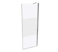 HÜPPE Design pure panel lateral, simple, barra de estabilización, cristal de seguridad templado 6mm, anchura 750mm, altura 2000mm, tope izquierda&derecha, 8P1112092373, Cabinas de ducha: Color de perf