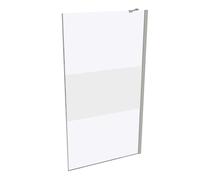 HÜPPE Design pure panel lateral, simple, barra de estabilización, cristal de seguridad templado 6mm, anchura 1100mm, altura 2000mm, tope izquierdo&derecho, 8P1104087375, Cabinas de ducha: Color de per