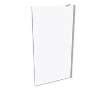 HÜPPE Design pure panel lateral, simple, barra de estabilización, cristal de seguridad templado 6mm, anchura 1100mm, altura 2000mm, tope izquierdo&derecho, 8P1104087321, Cabinas de ducha: Color de per