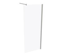 HÜPPE Design pure panel lateral, simple, travesaño, cristal de seguridad templado 6mm, anchura 800mm, alto 2000mm, bisagra izquierda y derecha, 8P1105087322, Cabinas de ducha: Color de perfil plata ma