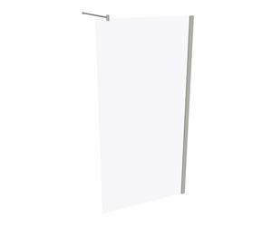 HÜPPE Design pure panel lateral, simple, travesaño, vidrio templado de seguridad 6mm, anchura 1000mm, altura 2000mm, bisagra izquierda y derecha, 8P1107087322, Cabinas de ducha: Color de perfil plata