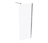 HÜPPE Design pure panel lateral, simple, travesaño, vidrio templado de seguridad 6mm, anchura 750mm, altura 2000mm, tope izquierdo y derecho, 8P1113092321, Cabinas de ducha: Color de perfil plata cris
