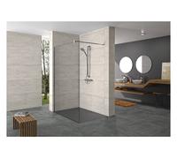 HÜPPE Design pure panel lateral, simple, travesaño, vidrio templado de seguridad 8mm, ancho 1200mm, alto 2000mm, bisagra izquierda y derecha, 8P1129092322, Cabinas de ducha: Color de perfil cristal cr