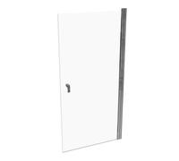 HÜPPE Design pure puerta batiente anchura: 100 cm de parada a la izquierda y derecha para el plato de ducha, 8P0606092321, Cabinas de ducha: Color de perfil plata cristal de alto brillo ESG clear