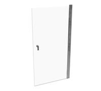 HÜPPE Design pure puerta batiente anchura: 100 cm de parada a la izquierda y derecha para el plato de ducha, 8P0603092322, Cabinas de ducha: Color de perfil plata alto brillo ESG clear con ANTI-PLAQUE