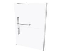 Hüppe Duplo pure Walk-In Panel lateral de 4 esquinas de una sola pieza, anchura:140cm, fijación derecha, DT0014C91321, Cabinas de ducha: Perfil color cromo Cristal ESG transparente