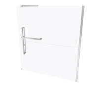 Hüppe Duplo pure Walk-In Panel lateral de 4 esquinas una sola pieza, anchura:180cm, fijación derecha, DT0016C91321, Cabinas de ducha: Perfil color cromo Cristal ESG transparente