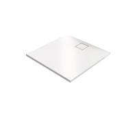 HÜPPE EasyFlat plato de ducha, desague lado largo, rectangular, 1000x1000mm, EF0102055, Color: Blanco