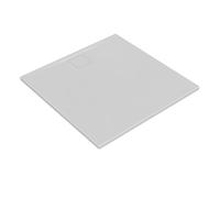 HÜPPE EasyFlat plato de ducha, desague lado largo, rectangular, 1000x1000mm, EF0102083, Color: Blanco Mate