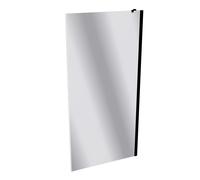 HÜPPE Xtensa pure panel lateral para puerta corredera peatonal de una sola pieza, con segmento fijo, anchura:100cm, tope izquierdo y derecho, XT0308123381, Cabinas de ducha: Color de perfil Vidrio Bla
