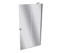 HÜPPE Xtensa pure puerta trasera corredera 2 piezas (1/2), anchura:110cm, bisagra derecha, XT1405069380, Cabinas de ducha: Color de perfil plata cristal de alto brillo ESG cristal de espejo