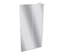 HÜPPE Xtensa pure puerta trasera corredera 2 piezas (1/2), anchura:110cm, bisagra derecha, XT1405182381, Cabinas de ducha: Color del perfil Edición en blanco Cristal ESG de espejo con antiplaca