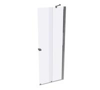 HÜPPE Xtensa pure puerta trasera corredera 2 piezas (1/2), anchura:75cm, bisagra derecha, XT1401069321, Cabinas de ducha: Color de perfil plata cristal de alto brillo ESG clear