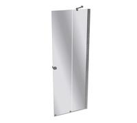 HÜPPE Xtensa pure puerta trasera corredera 2 piezas (1/2), anchura:75cm, bisagra derecha, XT1401069380, Cabinas de ducha: Color de perfil plata cristal de alto brillo ESG cristal de espejo