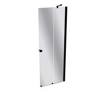 HÜPPE Xtensa pure puerta trasera corredera 2 piezas (1/2), anchura:75cm, bisagra derecha, XT1401123380, Cabinas de ducha: Color de perfil Vidrio Black Edition Vidrio espejo ESG