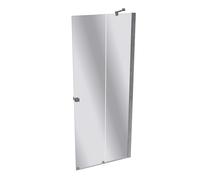 HÜPPE Xtensa pure puerta trasera corredera 2 piezas (1/2), anchura:90cm, bisagra derecha, XT1403069380, Cabinas de ducha: Color de perfil plata cristal de alto brillo ESG cristal de espejo