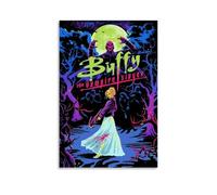 HUERIER Póster de Buffy The Vampire Slayer para habitación, lienzo estético para decoración de pared, lienzo artístico para dormitorio, 50 x 75 cm, estilo sin marco