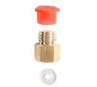 Huerous 1 pieza de rosca de flujo de cilindro de soda convierte el adaptador adecuado para el tanque de cubo Quooker hembra Tr21-4 en macho Tr21-3. Buen rendimiento de sellado, alta dureza