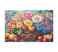Huerto de Cosecha Puzzles 1000 Piezas Estera Portátil Rompecabezas para Adultos Desafío Intelectual Aliviar Estrés Decoración Hogar 3D 1000 PCS