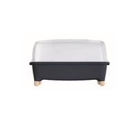 Huerto domestico/jardinera baja, con tapa de policarbonato para proteger tus plantas l prosperplast respana planter wood low set de plástico en color