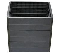 Huerto Ergo Quadro M Stone - Set (60 x 80 x 75 cm, Plástico, Antracita)