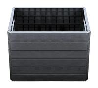 Huerto Ergo Quadro M Wood - Set (60 x 80 x 75 cm, Plástico, Antracita)