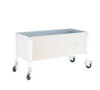 HUERTO URBANO SIMONGARDEN URBAN CON RUEDAS 1200x600 BLANCO/GAL