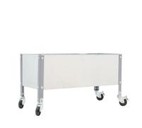 HUERTO URBANO SIMONGARDEN URBAN CON RUEDAS 1200x600 GRIS/GAL