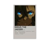 HUERWJRBJ Sirius The Jaeger - Póster de anime de arte moderno, pinturas estéticas, cubierta de lienzo, pósteres artísticos para pared, apto para cualquier lugar, 50 x 75 cm, estilo sin marco
