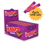 Huesitos Original Pack 48 Unid. Huesitos Barrita Chocolate Valor de 20 gramos - Pack de 48 Unidades de Huesitos