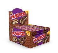 Huesitos Superchoc - Crujientes Barritas de Barquillo XL cubierto de Chocolate con Leche y con relleno de Cacao - 25 x 46 Gramos, 1.15 Kilogramos.