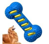 Hueso auditivo con muelles: Alto chirrido, Superficie de Masaje Texturizada, Puntos de Limpieza, Dispositivo de Apoyo para Ejercicios dentales para Cachorros, Fitness para Perros, Habilidades