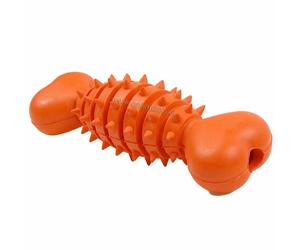 Hueso de goma para perros con pinchos de 20 cm.- Juguetes para perros