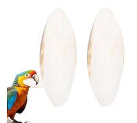 Hueso de Jibia,2 Piezas de Hueso de Sepia para Aves - Mordedor de 15-20 cm para Reptiles y Aves como Agapornis, Cacatúas y Periquitos