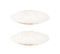 Hueso de Sepia - 2 piezas de huesos de Sepia natural - piedra de pico de 15 - 20 cm para periquito canario - loro y reptil accesorios para jaula de animales de compañía