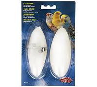 Hueso de sepia para pájaros Living World, 13 cm. Paquete de 2 unidades.