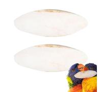 Hueso de Sepia para Tortugas Terrestres - 2 Piezas de Hueso de Sepia para Aves,Piedra para Picos De Aves 15-20 cm para Ninfas Canarios Reptiles Agapornis Loros