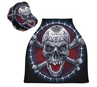 Hueso Del Cráneo De Sangre Cubierta de Lactancia Materna Asiento de Bebé Cubierta de Cochecito Transpirable Carros de La Compra Cubierta para Niños Niñas