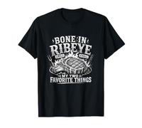 Hueso en chuletón mis Dos Cosas favoritas Filete a la Parrilla Amante Camiseta