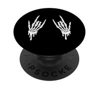 Hueso goteando lindo esqueleto manos espeluznantes Halloween hombres mujeres PopSockets PopGrip Adhesivo